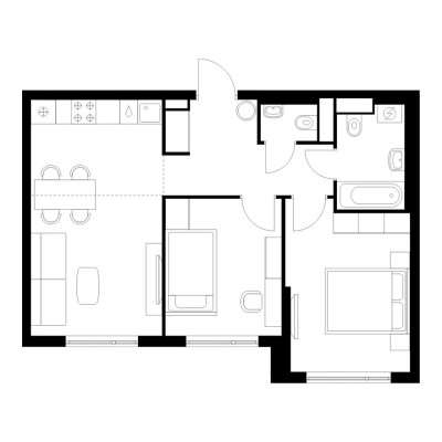 2к. квартира