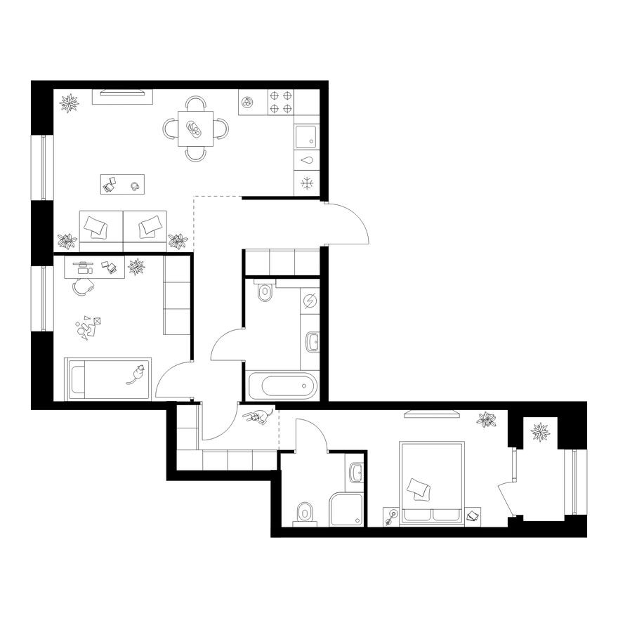 2к. квартира