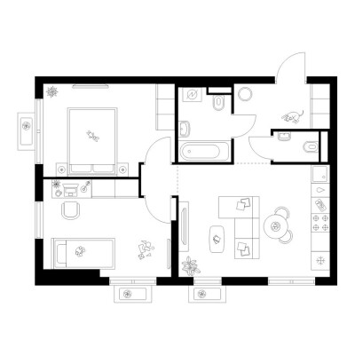 2к. квартира