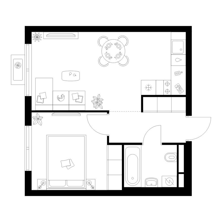 1к. квартира