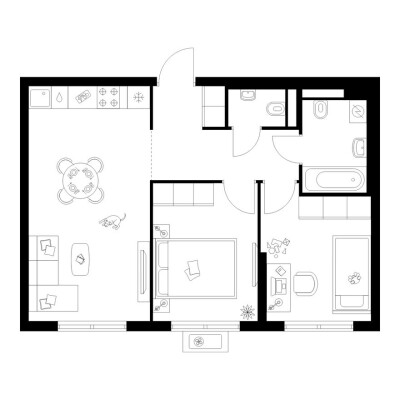 2к. квартира