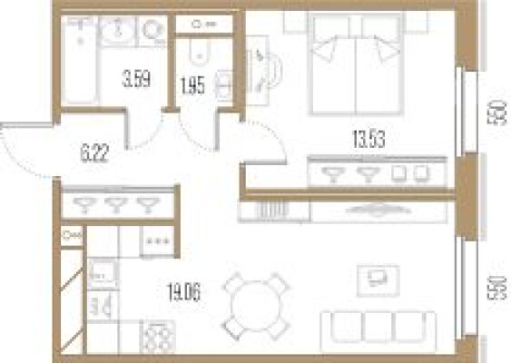 1к. квартира