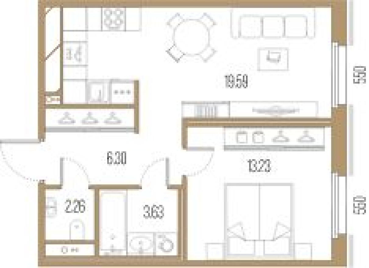 1к. квартира