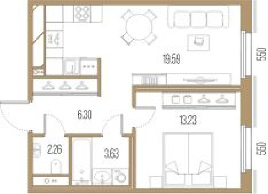 1к. квартира