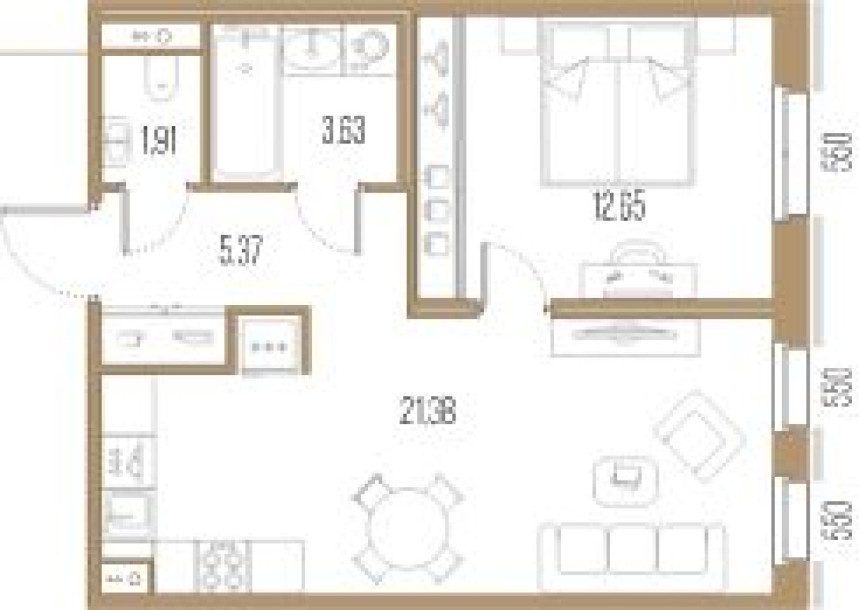 1к. квартира