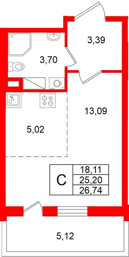 Студия-квартира