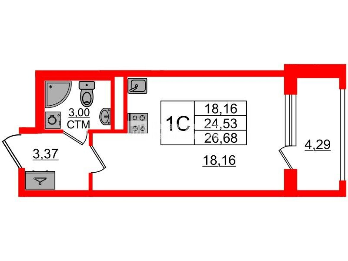 Студия-квартира