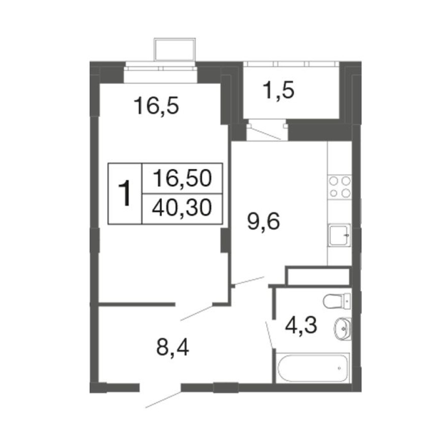 1к. квартира