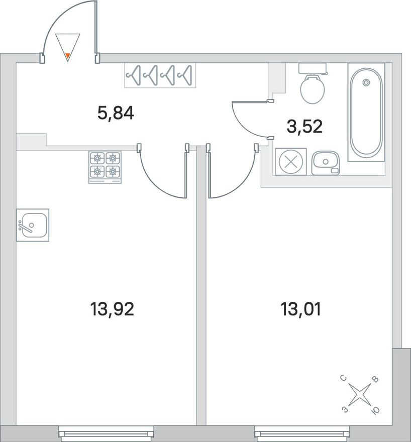 1к. квартира