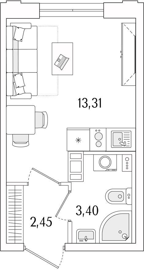 Студия-квартира