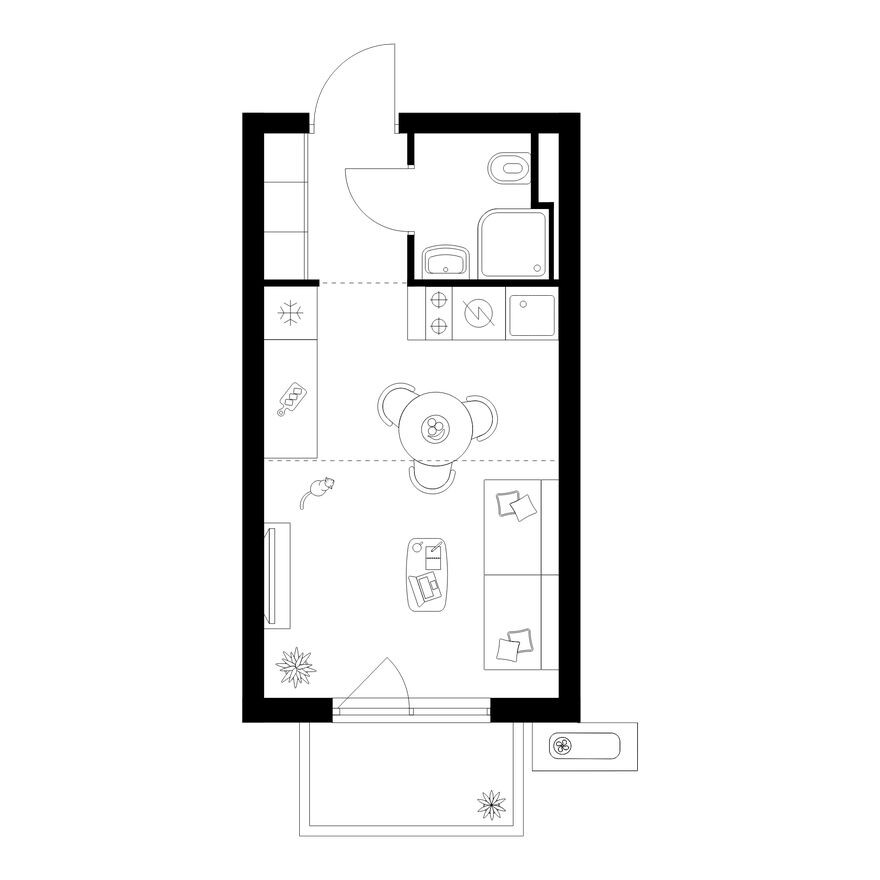 Студия-квартира