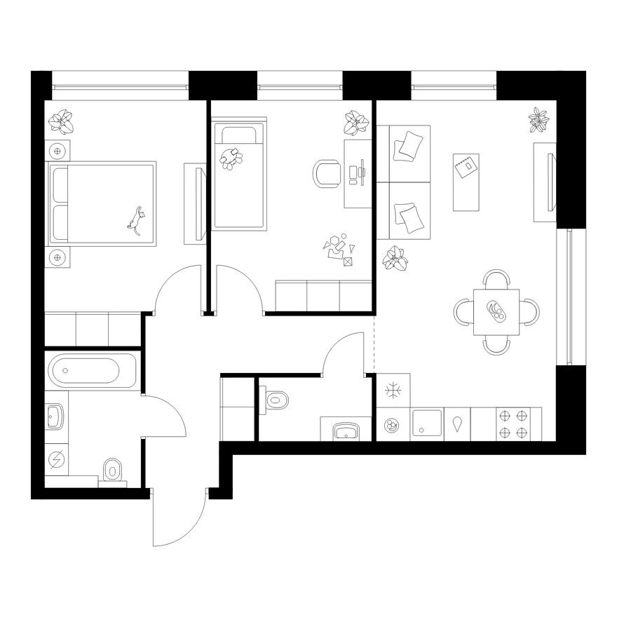 2к. квартира