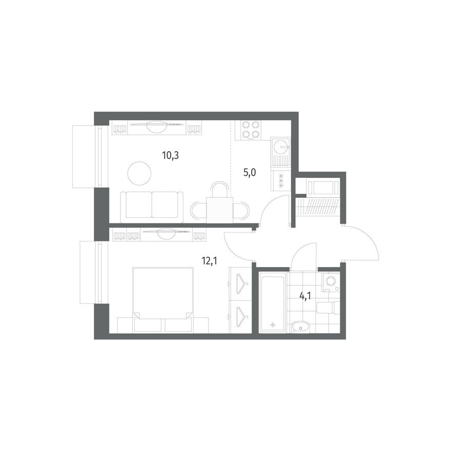 2к. квартира