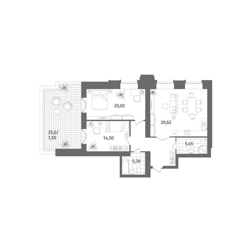 2к. квартира