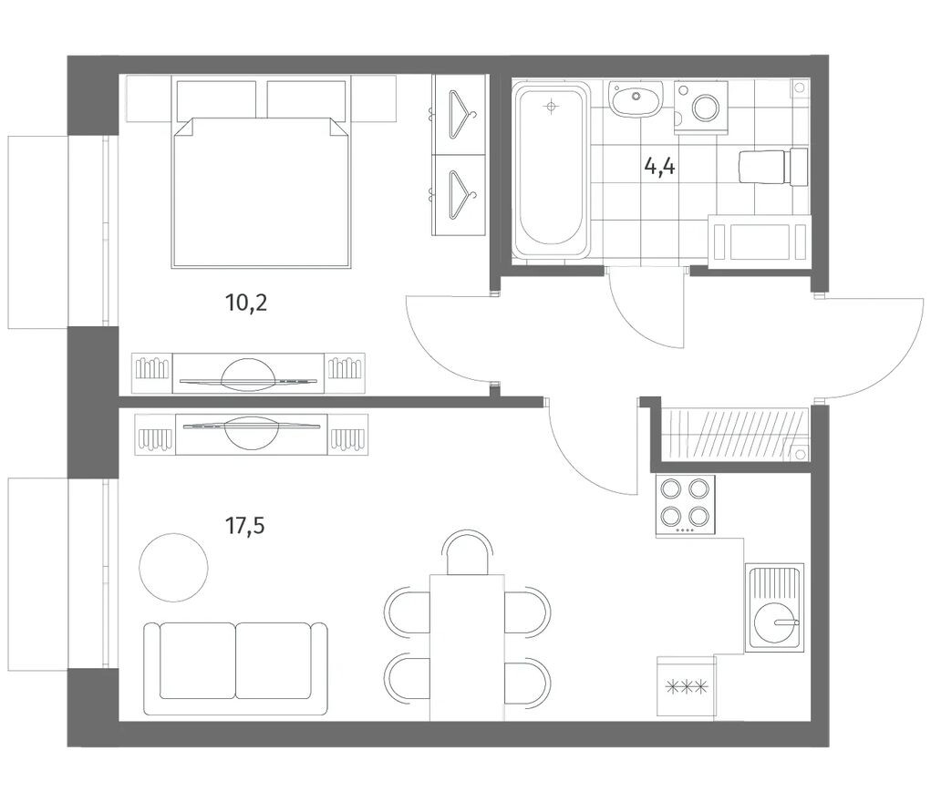 1к. квартира