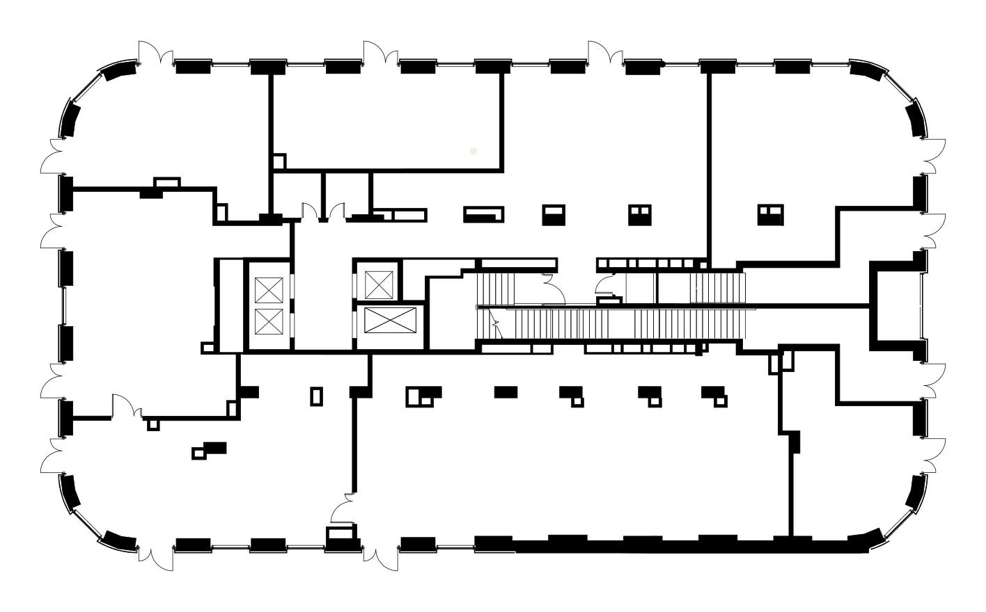 План этажа — Торговое помещение, 147.6 м²
