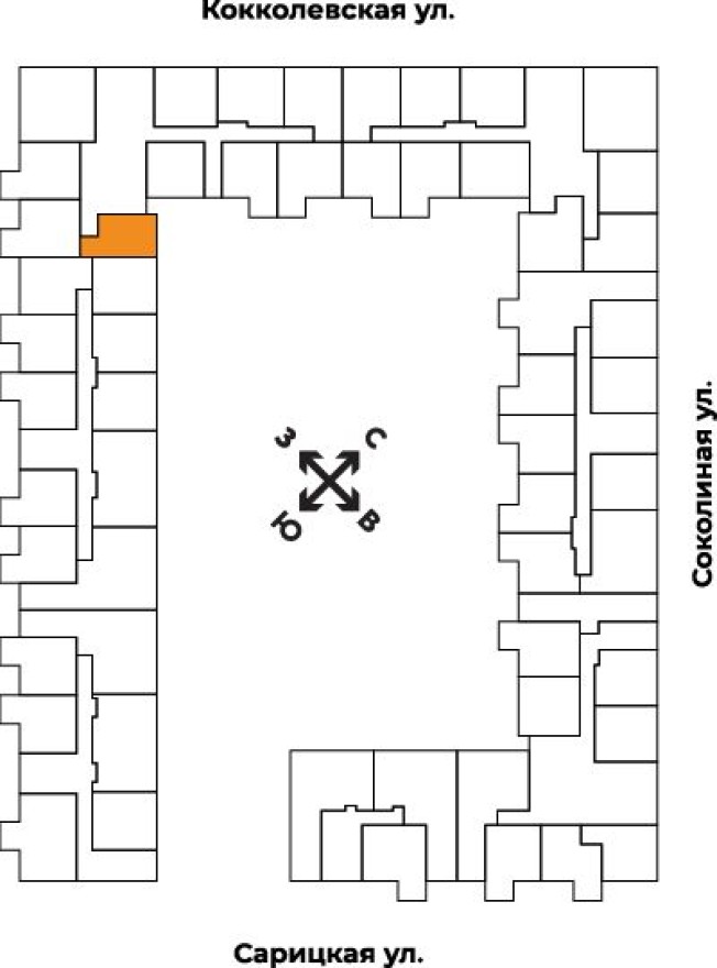 План этажа — Студия-квартира