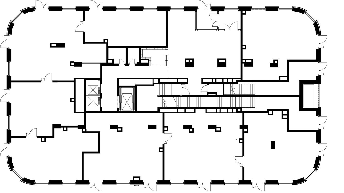 План этажа — Торговое помещение, 61.8 м²