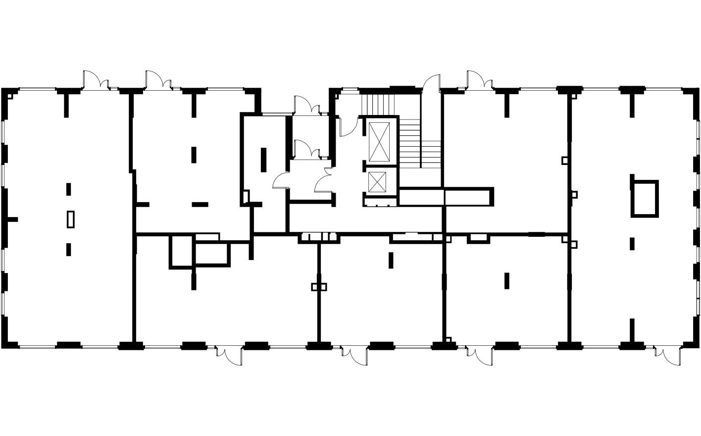 План этажа — Торговое помещение, 96.6 м²