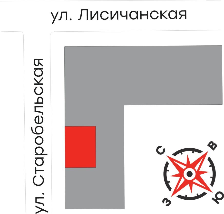 План этажа — 2к. квартира, 66.5 м²