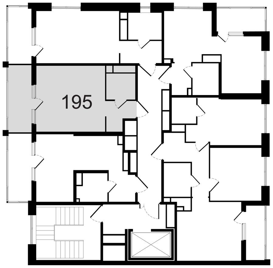 План этажа — Студия-квартира, 29.1 м²