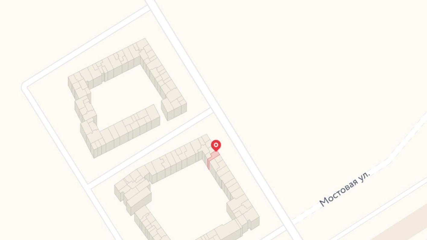 План этажа — Торговое помещение, 65.6 м²