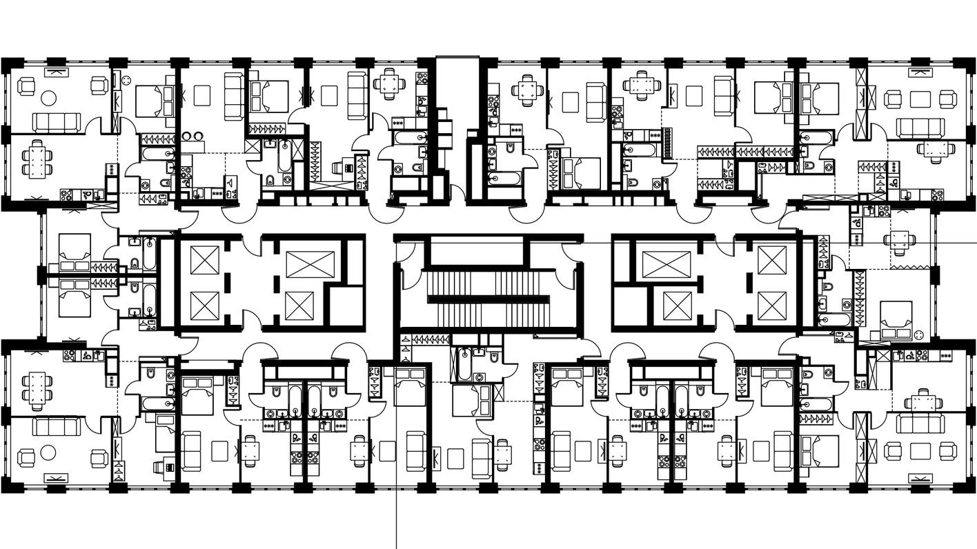План этажа — Студия-квартира, 28.5 м²