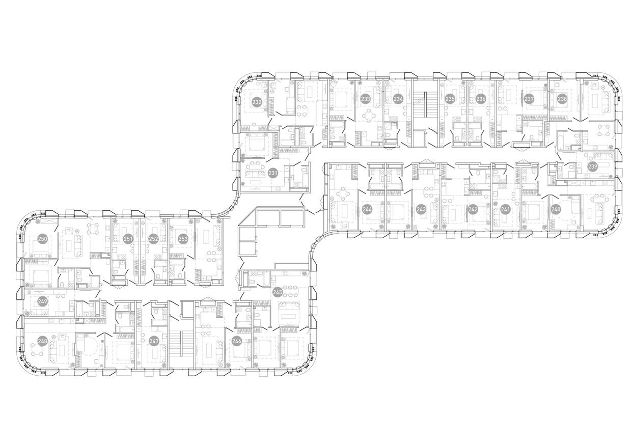 План этажа — Студия-квартира, 24.0 м²
