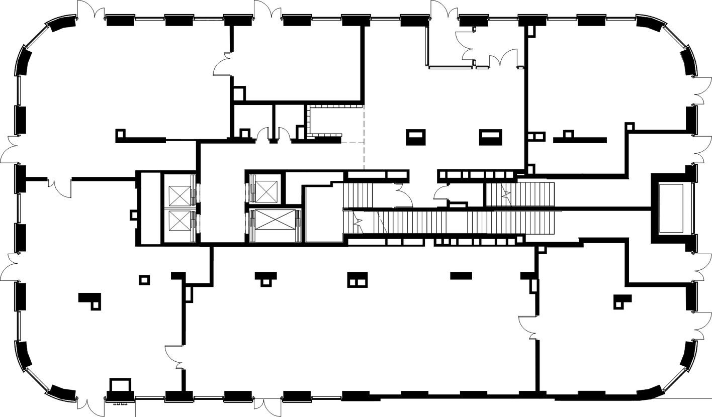 План этажа — Торговое помещение, 154.4 м²