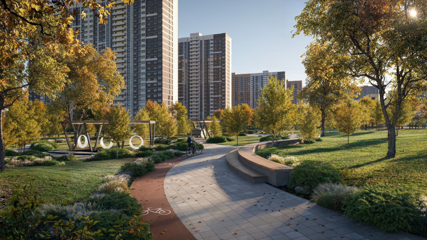 Октябрь парк